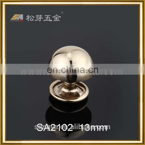 Custom Plated Screrw Rivets And Studs, Decorative Zinc Alloy Mushroom Head Shape Rivets For Bags photo-3