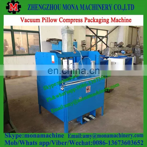 Top Quality Baler Machine for Used Clothes Pillow Compressing Machine / Cushion Vacuum Packing Machine on Sale photo-2