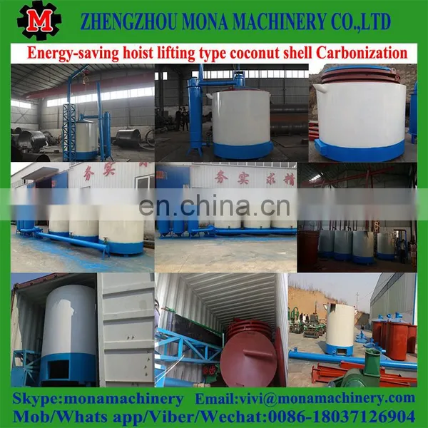 Top Quality Charcoal Carbonization Furnace/stove/oven //the Best Quality Hoist Loading Gas Flow Carbonization photo-4