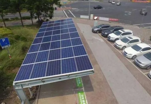 Solar Panel Carport Roof Solar Power Carport Suitable For Company photo-2