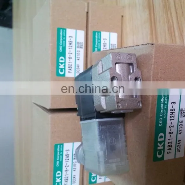 CKD Solenoid Valve FAB21-6-2-12HS-3 photo-5