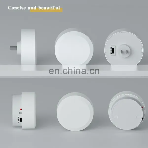 Factory Price Eye Caring Pir Human Induction Night Lamp Motion Sensor Wall Lamp Auto off Round Shape photo-5