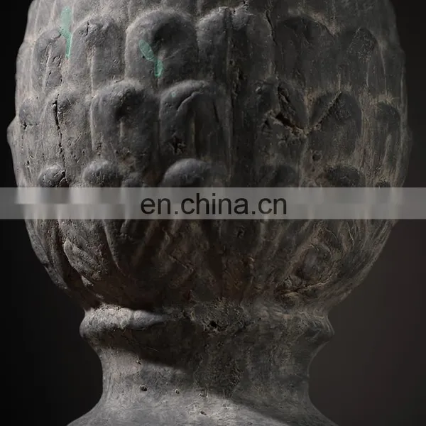 Eastern Custom Pine Cone Shape Cement Small Sculpture Ornament Unique Cheap Vintage Home Decoration Accessories photo-4