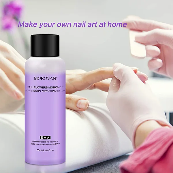 Diy Acrylic Nail Liquid Odorless Acrylic Liquid Air Dry photo-2