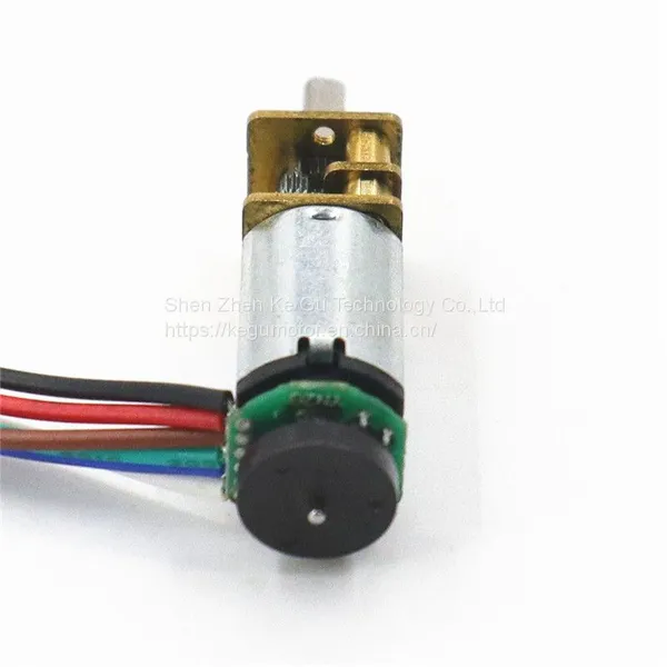 3V 5V 6V 12V 65rpm 200rpm N10 N20 N30 Micro 12mm DC Gear Motor With Encoder From Kegumotor photo-4
