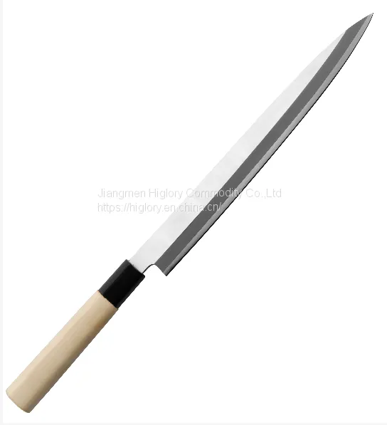 Professional Japanese Sashimi knife with wooden handle - sushi slicing knife - fish slicing knife