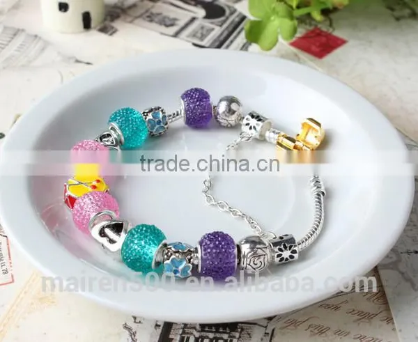 TG10 European Beaded Bracelet With Charm for Summer Jewelry photo-3