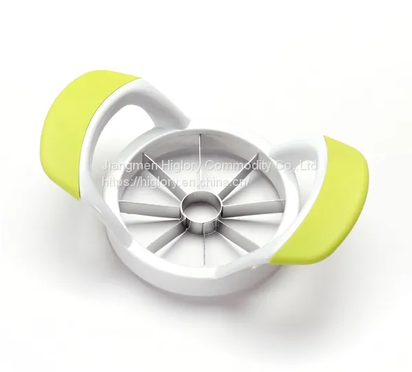 Eco-Friendly Fruit Vegetable Tools Comfort Handle Stainless Steel Blade Apple Slicer Corer Cutter
