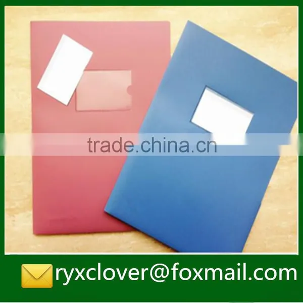 Factory Wholesale A4 Size PP Plastic Folders With Pocket photo-4