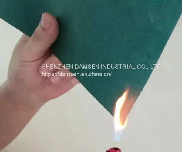 Flame Retardant at 94V-0 Green Electrical Insulating Paper Applied on Batteries