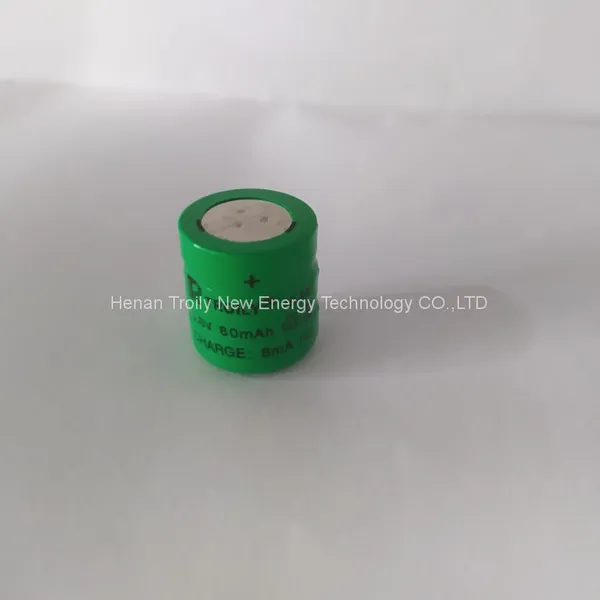 TROILY Ni-MH Button 80mAh 3.6V Rechargeable Battery Pack photo-3