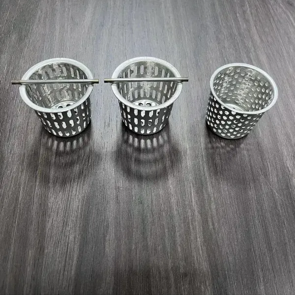 Perforated Stainless Strainer Tube Filter Stainless Tube Strainer Stainless Steel Perforated Metal Tube Bucket Basket Filter Strainer