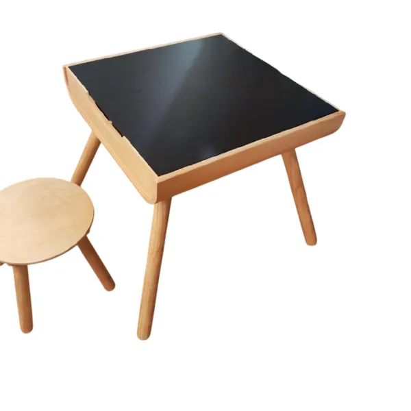 Children's Table, Playing Sand Table,Play Table for Kids Wooden Kids Study Table Desk And Chair Children Table photo-2