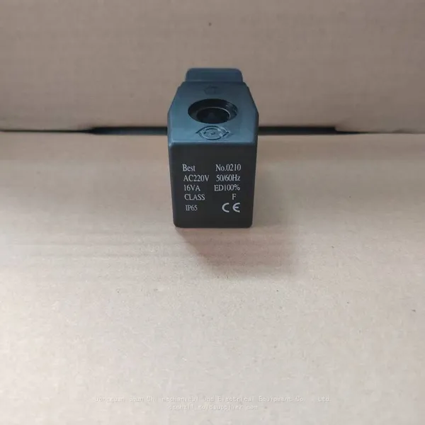 Best-NO.0210 Refrigerated Storage Freezer Solenoid Valve Coil DC24V AC220V Inner Hole 13 Height43 photo-2