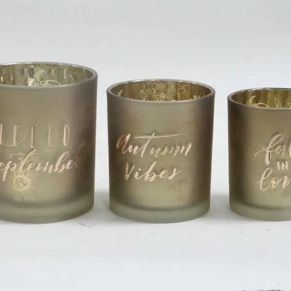Glass Cup Ceramics Mug Candle Holder Glass Vase Mosaic Vase