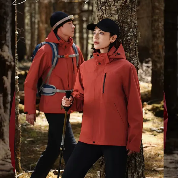 Outdoor Raincoat Set for Men and Women, Lightweight, Waterproof, Breathable, Fashionable XL Travel, Hiking photo-4