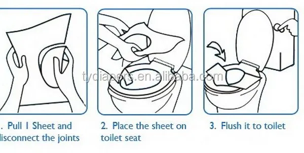 2026 Soft Skin Cheapest Universal Disposable & Flushable Paper Mat Toilet Seat Covers Commercial Paper Toilet Seat Cover