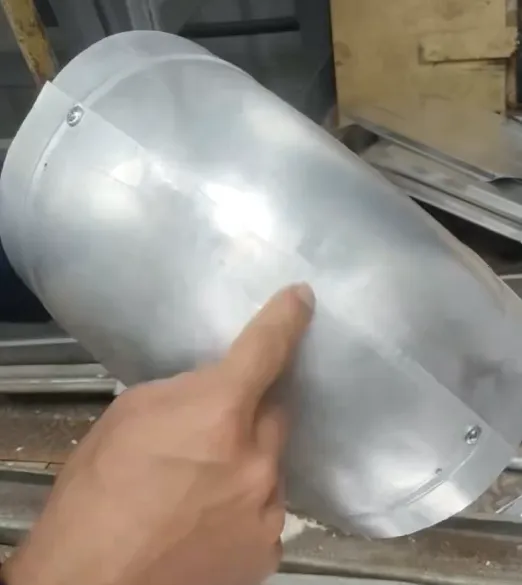 Metal Cladding Pipe Insulation Elbow Cladding With Smooth Surface Good Appearance photo-5