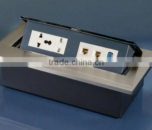 2016 OEM Zinc Steel Smart Multifunction Desk Outlet