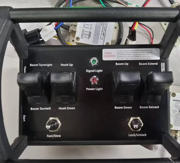 Truck Crane Controller 7 Joystick 8 Joystick Clutch Remote Controller Crane Kit 12v 24v photo-2
