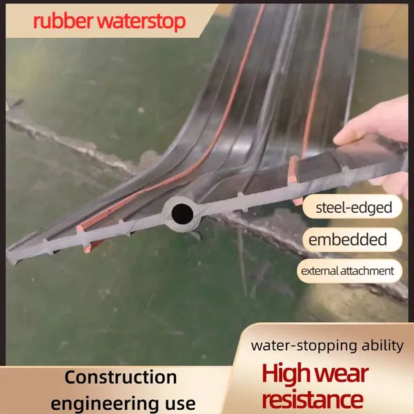 Natural Rubber Bentonite Water Swelling Waterstop Strip Flexible For Construction Joint Sealing photo-3