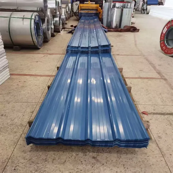 Galvanized Steel Plate 0.4mm-0.5mm Thickness Color Coated GI Steel Corrugated Sheet Cutting and Welding Services Included photo-2