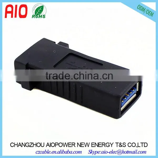 Female to Female Extension Exteder Coupler USB3.0 Adapter With Panel Mount Holes photo-3