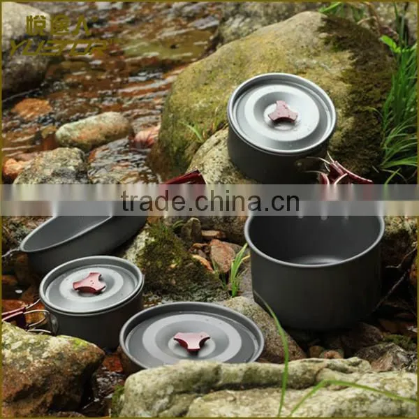 Portable Non-toxic and Odorless Outdoor Cookware Set for 3-5 Person for Camping Hiking photo-3