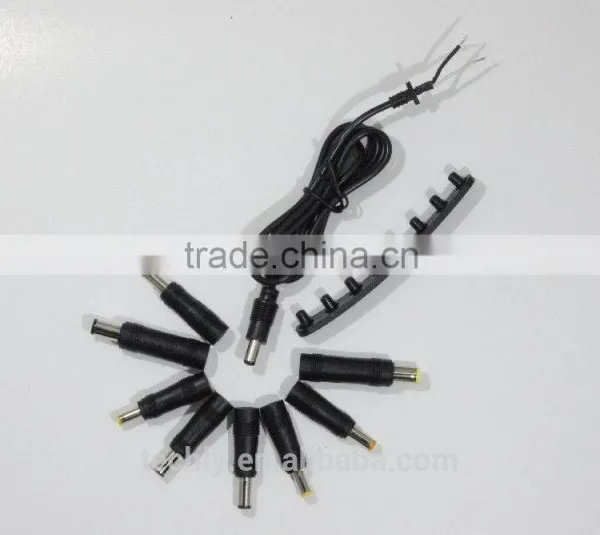 8 Pin Detachable Plug With 1.7x4.75x11mm and 5.5x1.9mm & 0.6x7.4 mm or Other Detachable Ddapter photo-2