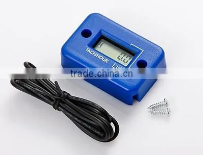 Digital Inductive Waterproof Tachometer Hour Meter Used For Gasoline Engine 2/4 Stroke photo-5
