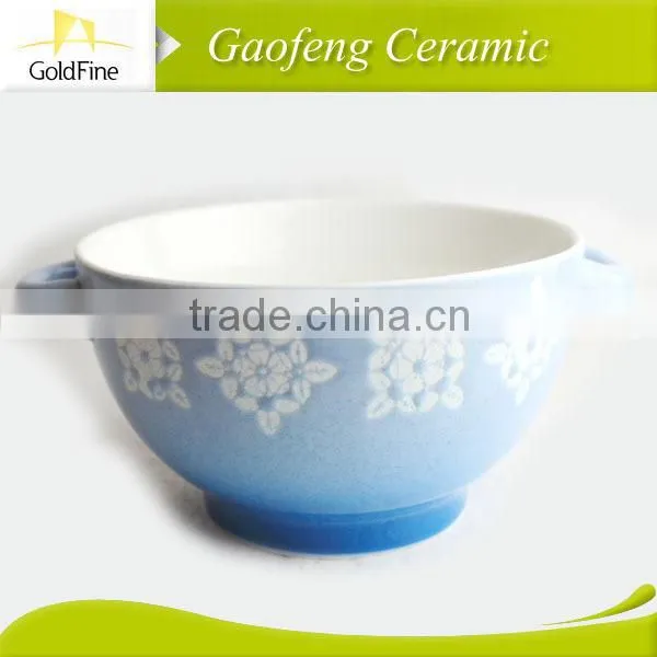 2015 New Shape Two Handles Soup for Restaurant, Chinese Soup photo-2