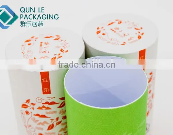 Custom Logo Biodegradable Cardboard Paper Tube Packaging for Tea photo-3