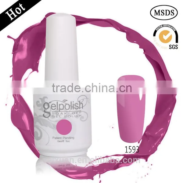 2015 HOT Nail Art Colored UV Gel Polish,15ml/1KG Soak Off/ON-Step Soack off Color uv Gels,177 Fashion Colors photo-4