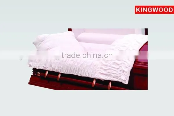 FEMALE ESTHER CHERRY Lumber Casket Lining photo-3