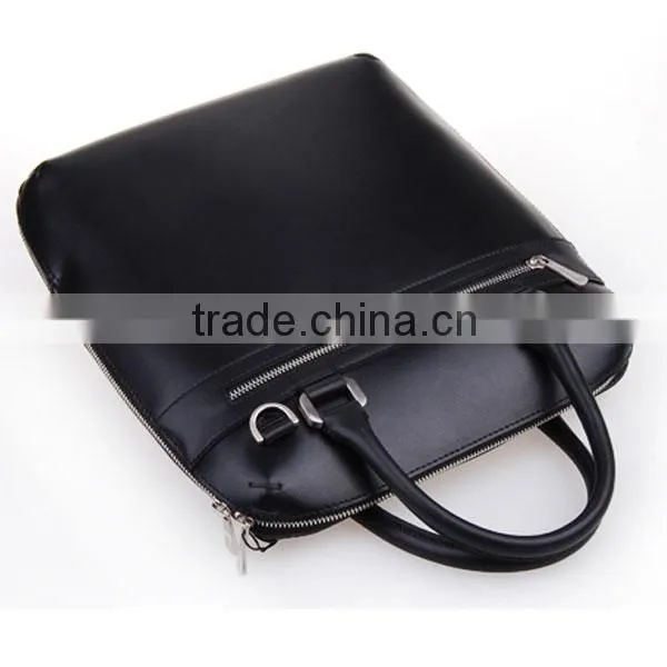 Custom Top Quanlity Design Colour Leather Men Briefcase photo-2
