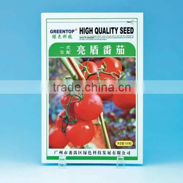 Tomato Seed Packaging Bags, 3 Heat Side Tomato Seeds Paper Pouch