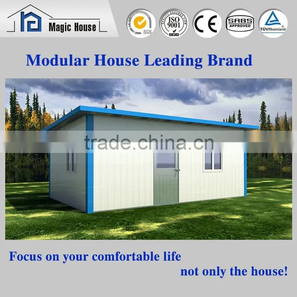 Save Construction Cost Prefabricated Steel Frame Sandwich Panel House photo-2
