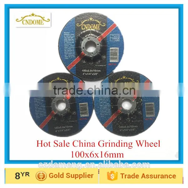 100x6x16 Resin Bonded China Grinding Wheels for Metal and Stainless Steel Supplier's Choice photo-3