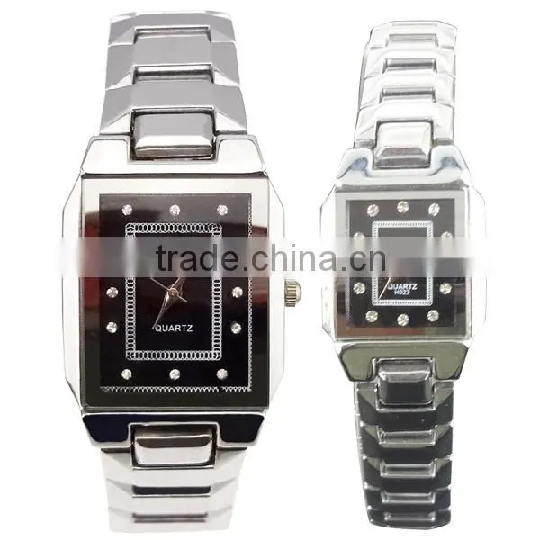 Cheap Promotional Pair Couple Watches China Supplier Metal Alloy Pair Wrist Watches Men and Women Made in China Gift Watches New photo-4