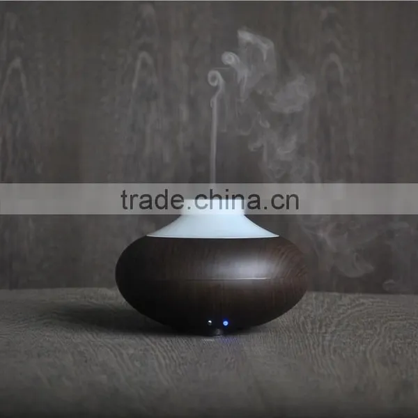 Hot Wood Grain LED Aroma Diffuser Ionizer Generator Air Freshener Purifier Humidifier
