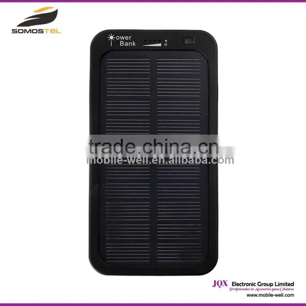 [Somostel] High Capacity Portable Universal Solar Power Bank 5000mah photo-2