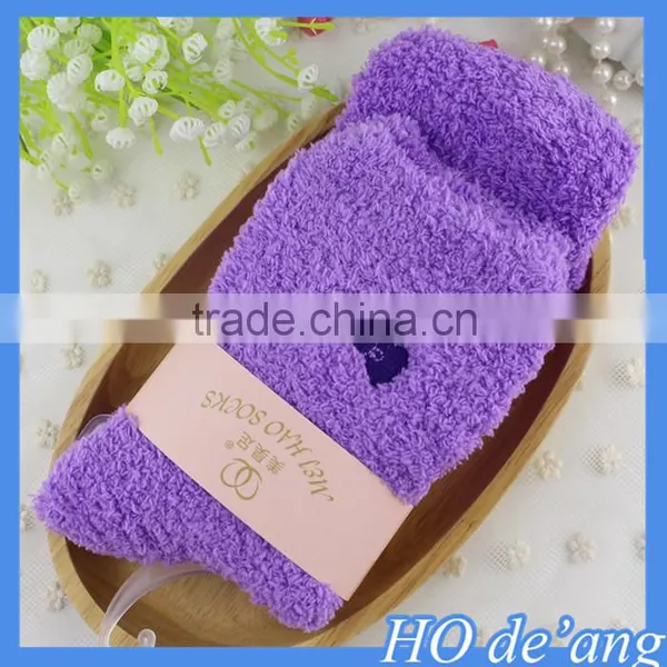 Factory Direct Thick Warm Socks Embroidery Women Socks Imitate Cashmere Socks Wholesale MHo-219 photo-4