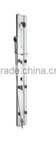 Cheap Multi-functional Shower Column With Aluminum-alloy Shower Panel