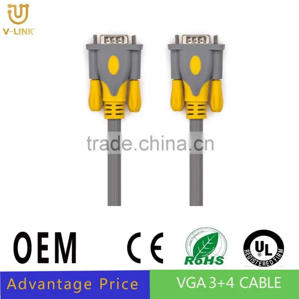 10m Male to Male Magnetic Loop VGA Cable for Computer photo-3