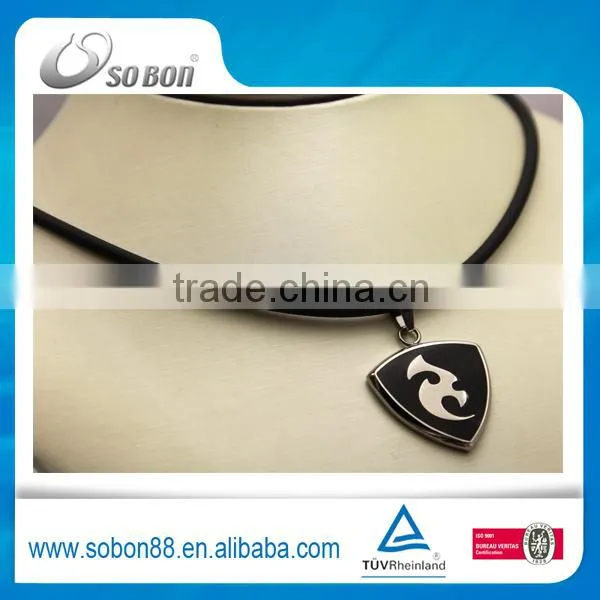 2014 Latest Model Fashion Titanium Necklace With Pendent photo-6