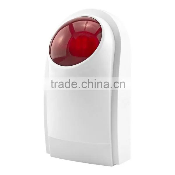 Wireless Flashing Indoor Flash Siren Strobe Siren for KERUI Alarm System Alarm Siren Burglar Siren photo-4