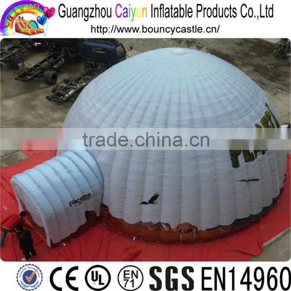 White Circle Camping Inflatable Tent For Event photo-2