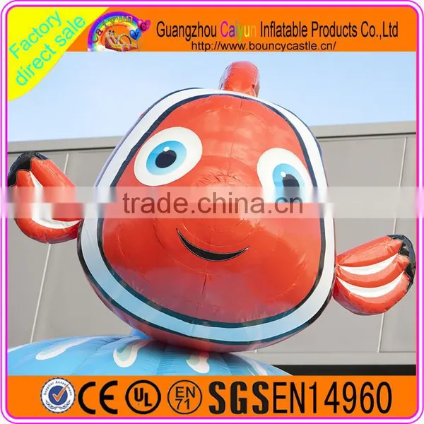 Semi-Circle Inflatable Bouncer Castle With Big Fish photo-6
