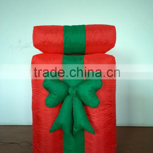 DJ-XT-19 Movable Christmas Inflatable Santa Claus Hide in the Gift Patio Decoration photo-2