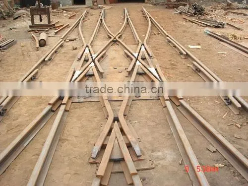 Professional Mining Railway Switches With Guage 750mm